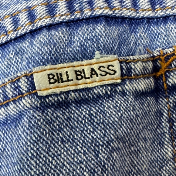 Vintage Women's Bill Blass Pleated High Waist Tapered Leg Mom Jeans - Picture 3 of 12